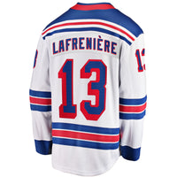 Alexis Lafreniere New York Rangers Hockey Jersey, White Sportswear Jersey Shirt, Long Sleeve Hockey Sweater Jersey, Casual Gift for Men