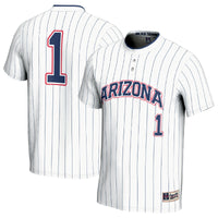 Arizona Wildcats Softball Jersey, White Fashion Lightweight Sportswear Jersey Shirt, Lightweight Breathable Athletic Jersey, Casual Gift for Men