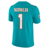 Tua Tagovailoa Miami Dolphins Football Jersey, Aqua Limited Sportswear Jersey Shirt, Lightweight Breathable Athletic Jersey, Casual Gift for Men