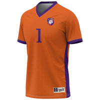 Clemson Tigers Soccer Jersey, Orange Sportswear Jersey Shirt, Lightweight Breathable Athletic Jersey, Casual Gift for Men, Style 202219832