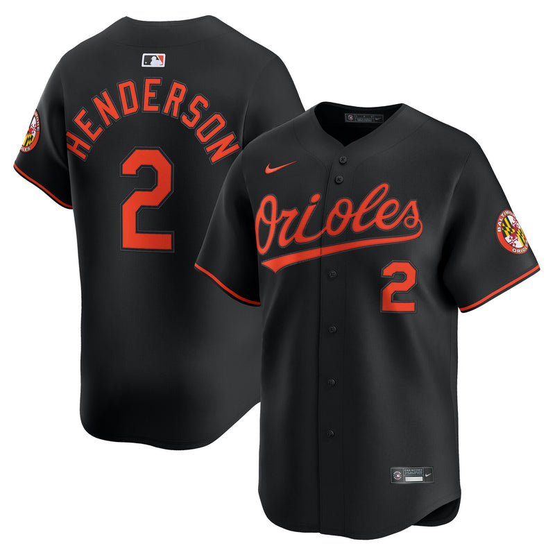 Gunnar Henderson Baltimore Orioles Baseball Jersey, Black Sportswear Jersey Shirt, Lightweight Breathable Athletic Jersey, Casual Gift for Men