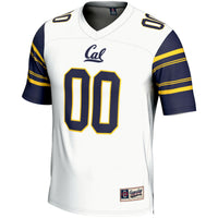 Cal Bears Football Jersey, White Sportswear Jersey Shirt, Lightweight Breathable Athletic Jersey, Casual Gift for Men, Style 200425393