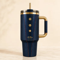 MISS Tailored - Navy Crest and Gold Trim Tumbler