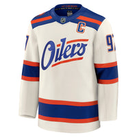 Connor McDavid Edmonton Oilers Hockey Jersey, Premium Alternate Sportswear Jersey Shirt, Long Sleeve Hockey Sweater Jersey, Casual Gift for Men