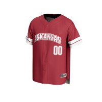 Arkansas Razorbacks Baseball Jersey, Sportswear Jersey Shirt, Lightweight Breathable Athletic Jersey, Casual Gift for Men, Style 202415174