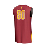 USC Trojans Basketball Jersey, Cardinal Fashion Sportswear Jersey Shirt, Sleeveless Athletic Tank Jersey, Casual Gift for Men, Style 202219732