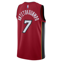 Giannis Antetokounmpo Miami Heat Basketball Jersey, Red Swingman Sportswear Jersey Shirt, Sleeveless Athletic Tank Jersey, Casual Gift for Men