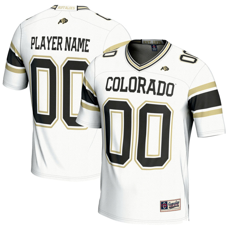 Colorado Buffaloes Football Jersey, White Sportswear Jersey Shirt, Lightweight Breathable Athletic Jersey, Casual Gift for Men, Style 200447663
