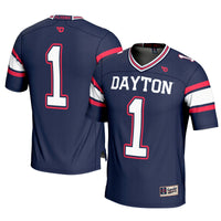 Dayton Flyers Football Jersey, Navy Sportswear Jersey Shirt, Lightweight Breathable Athletic Jersey, Casual Gift for Men
