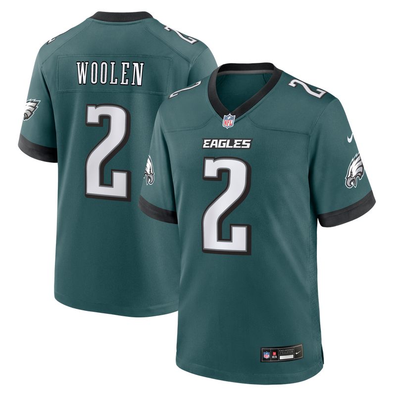 Tariq Woolen Philadelphia Eagles Football Jersey, Midnight Sportswear Jersey Shirt, Lightweight Breathable Athletic Jersey, Casual Gift for Men