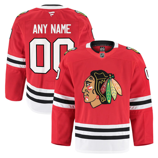 Chicago Blackhawks Red Home Authentic Pro Custom Jersey