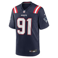 Elijah Ponder New England Patriots Football Jersey, Navy Sportswear Jersey Shirt, Lightweight Breathable Athletic Jersey, Casual Gift for Men