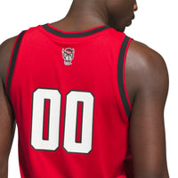 NC State Wolfpack Basketball Jersey, Red Replica Sportswear Jersey Shirt, Sleeveless Athletic Tank Jersey, Casual Gift for Men, Style 202831897