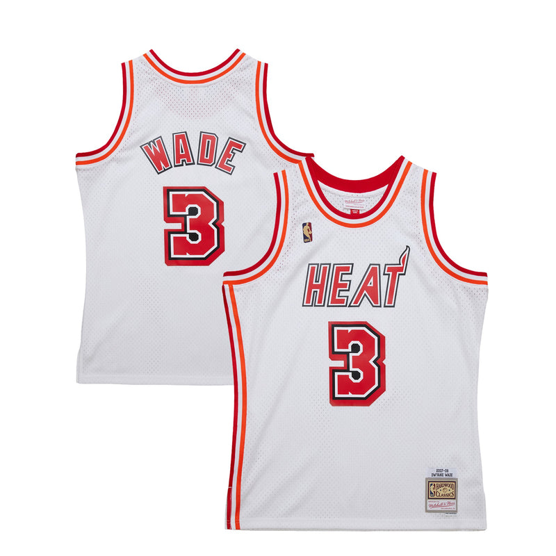 Dwyane Wade Miami Heat Basketball Jersey, White Swingman Sportswear Jersey Shirt, Sleeveless Athletic Tank Jersey, Casual Gift for Men