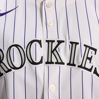 Colorado Rockies Baseball Jersey, White Sportswear Jersey Shirt, Lightweight Breathable Athletic Jersey, Casual Gift for Men, Style 201933402