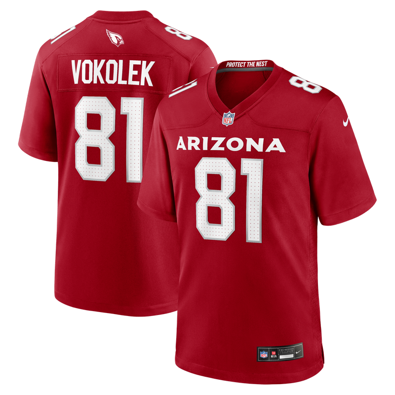 Travis Vokolek Arizona Cardinals Football Jersey, Cardinal Sportswear Jersey Shirt, Lightweight Breathable Athletic Jersey, Casual Gift for Men