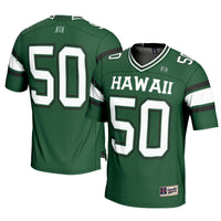 Hawaii Rainbow Warriors Football Jersey, Sportswear Jersey Shirt, Lightweight Breathable Athletic Jersey, Casual Gift for Men, Style 200425347