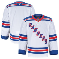 New York Rangers Hockey Jersey, White Authentic Away Sportswear Jersey Shirt, Long Sleeve Hockey Sweater Jersey, Casual Gift for Men