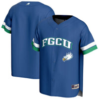Florida Gulf Coast Eagles Baseball Jersey, Blue Sportswear Jersey Shirt, Lightweight Breathable Athletic Jersey, Casual Gift for Men