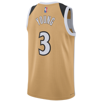 Trae Young Washington Wizards Basketball Jersey, Tan Swingman Sportswear Jersey Shirt, Sleeveless Athletic Tank Jersey, Casual Gift for Men