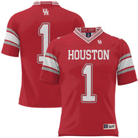 Houston Cougars Football Jersey, Red Sportswear Jersey Shirt, Lightweight Breathable Athletic Jersey, Casual Gift for Men, Style 200425284
