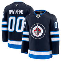 Winnipeg Jets Hockey Jersey, Navy Premium Home Sportswear Jersey Shirt, Long Sleeve Hockey Sweater Jersey, Casual Gift for Men, Style 202055741