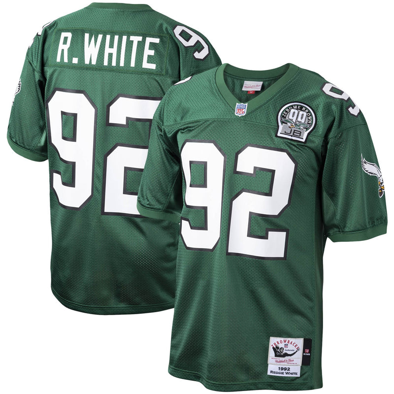 Reggie White Philadelphia Eagles Football Jersey, Green Sportswear Jersey Shirt, Lightweight Breathable Athletic Jersey, Casual Gift for Men