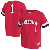 Arizona Wildcats Baseball Jersey, Red Sportswear Jersey Shirt, Lightweight Breathable Athletic Jersey, Casual Gift for Men, Style 204688203