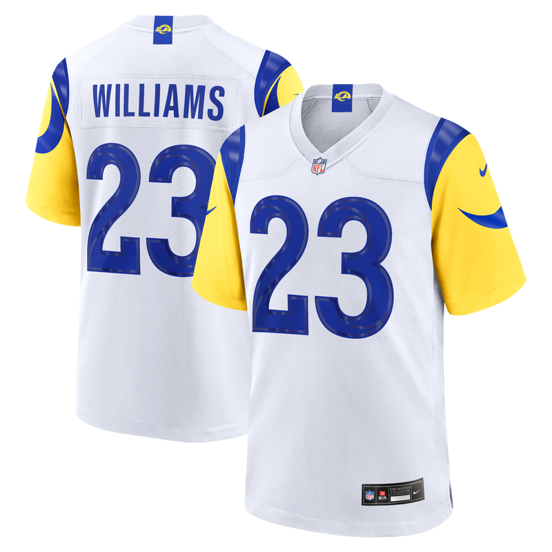 Kyren Williams Los Angeles Rams Football Jersey, Sportswear Jersey Shirt, Lightweight Athletic Jersey, Casual Gift for Men, Style 203379760