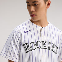 Colorado Rockies Baseball Jersey, White Sportswear Jersey Shirt, Lightweight Breathable Athletic Jersey, Casual Gift for Men, Style 201933402
