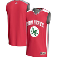Ohio State Buckeyes Basketball Jersey, Scarlet Sportswear Jersey Shirt, Sleeveless Athletic Tank Jersey, Casual Gift for Men