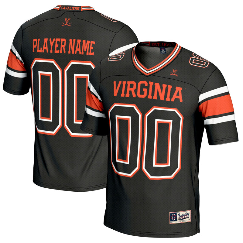 Virginia Cavaliers Football Jersey, Black Sportswear Jersey Shirt, Lightweight Breathable Athletic Jersey, Casual Gift for Men, Style 200425397