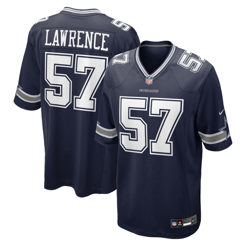 Malachi Lawrence Dallas Cowboys Football Jersey, Navy Game Sportswear Jersey Shirt, Lightweight Breathable Athletic Jersey, Casual Gift for Men