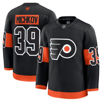 Matvei Michkov Philadelphia Flyers Hockey Jersey, Black Premium Sportswear Jersey Shirt, Long Sleeve Hockey Sweater Jersey, Casual Gift for Men