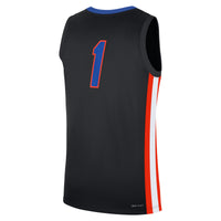 Florida Gators Football Jersey, Black Replica Alternate Sportswear Jersey Shirt, Lightweight Breathable Athletic Jersey, Casual Gift for Men