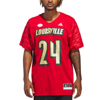 Louisville Cardinals Football Jersey, Red Alternate Sportswear Jersey Shirt, Lightweight Breathable Athletic Jersey, Casual Gift for Men