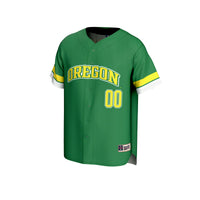 Oregon Ducks Baseball Jersey, Green Fashion Sportswear Jersey Shirt, Lightweight Breathable Athletic Jersey, Casual Gift for Men
