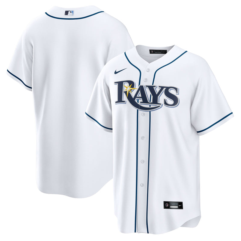 Tampa Bay Rays Baseball Jersey, White Sportswear Jersey Shirt, Lightweight Breathable Athletic Jersey, Casual Gift for Men, Style 201928144