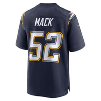 Khalil Mack Los Angeles Chargers Football Jersey, Navy Game Sportswear Jersey Shirt, Lightweight Breathable Athletic Jersey, Casual Gift for Men