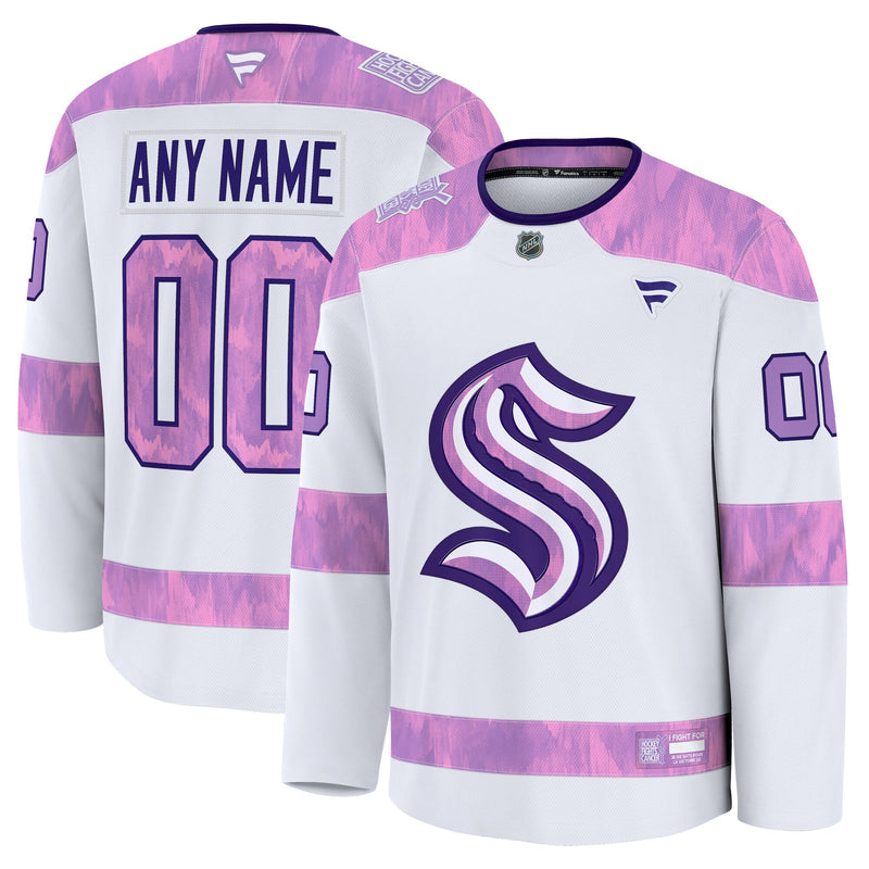 Seattle Kraken Hockey Jersey, White Sportswear Jersey Shirt, Long Sleeve Hockey Sweater Jersey, Casual Gift for Men, Style 202532975