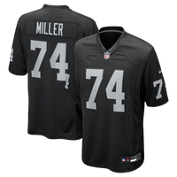 Kolton Miller Las Vegas Raiders Football Jersey, Black Game Sportswear Jersey Shirt, Lightweight Breathable Athletic Jersey, Casual Gift for Men