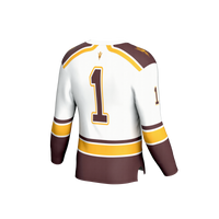 Arizona State Sun Devils Hockey Jersey, White Fashion Sportswear Jersey Shirt, Long Sleeve Hockey Sweater Jersey, Casual Gift for Men