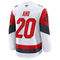 Sebastian Aho Carolina Hurricanes Hockey Jersey, White Premium Sportswear Jersey Shirt, Long Sleeve Hockey Sweater Jersey, Casual Gift for Men