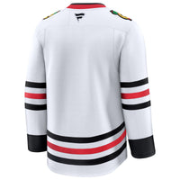 Chicago Blackhawks Hockey Jersey, White Premium Sportswear Jersey Shirt, Long Sleeve Hockey Sweater Jersey, Casual Gift for Men, Style 202015717