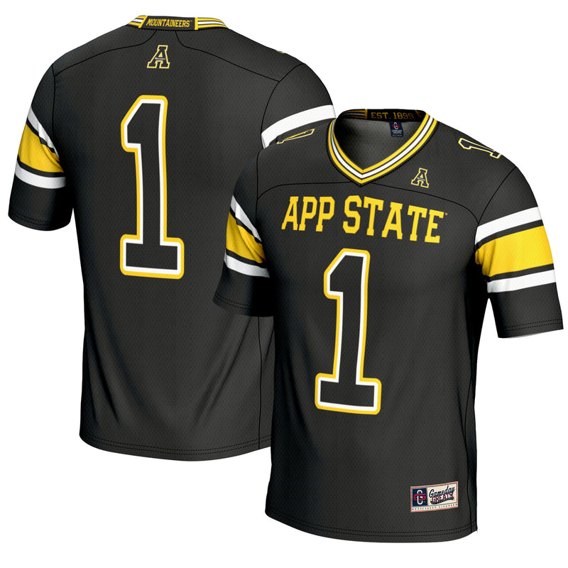 Appalachian State Mountaineers Endzone Football Jersey, Sportswear Jersey Shirt, Lightweight Breathable Athletic Jersey, Casual Gift for Men