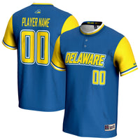 Delaware Fightin' Blue Hens Softball Jersey, Royal Sportswear Jersey Shirt, Lightweight Breathable Athletic Jersey, Casual Gift for Men