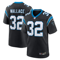 Trevin Wallace Carolina Panthers Football Jersey, Black Sportswear Jersey Shirt, Lightweight Breathable Athletic Jersey, Casual Gift for Men