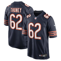 Joe Thuney Chicago Bears Football Jersey, Navy Game Sportswear Jersey Shirt, Lightweight Breathable Athletic Jersey, Casual Gift for Men