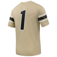 Colorado Buffaloes Football Jersey, Gold Game Alternate Sportswear Jersey Shirt, Lightweight Breathable Athletic Jersey, Casual Gift for Men
