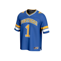 Pitt Panthers Lightweight Collegiate Football Jersey, Royal Sportswear Jersey Shirt, Lightweight Breathable Athletic Jersey, Casual Gift for Men